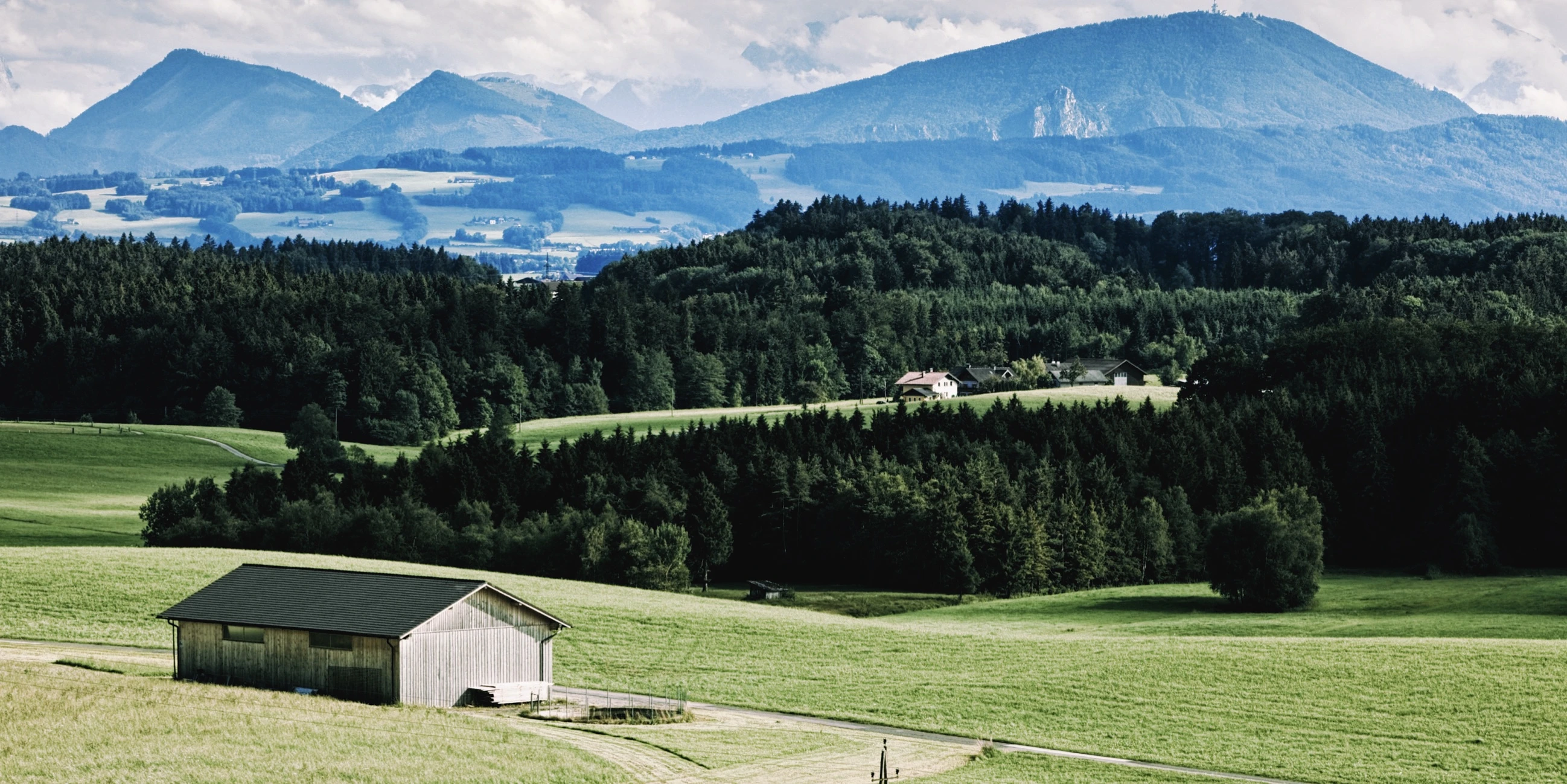 Alpská scenérie