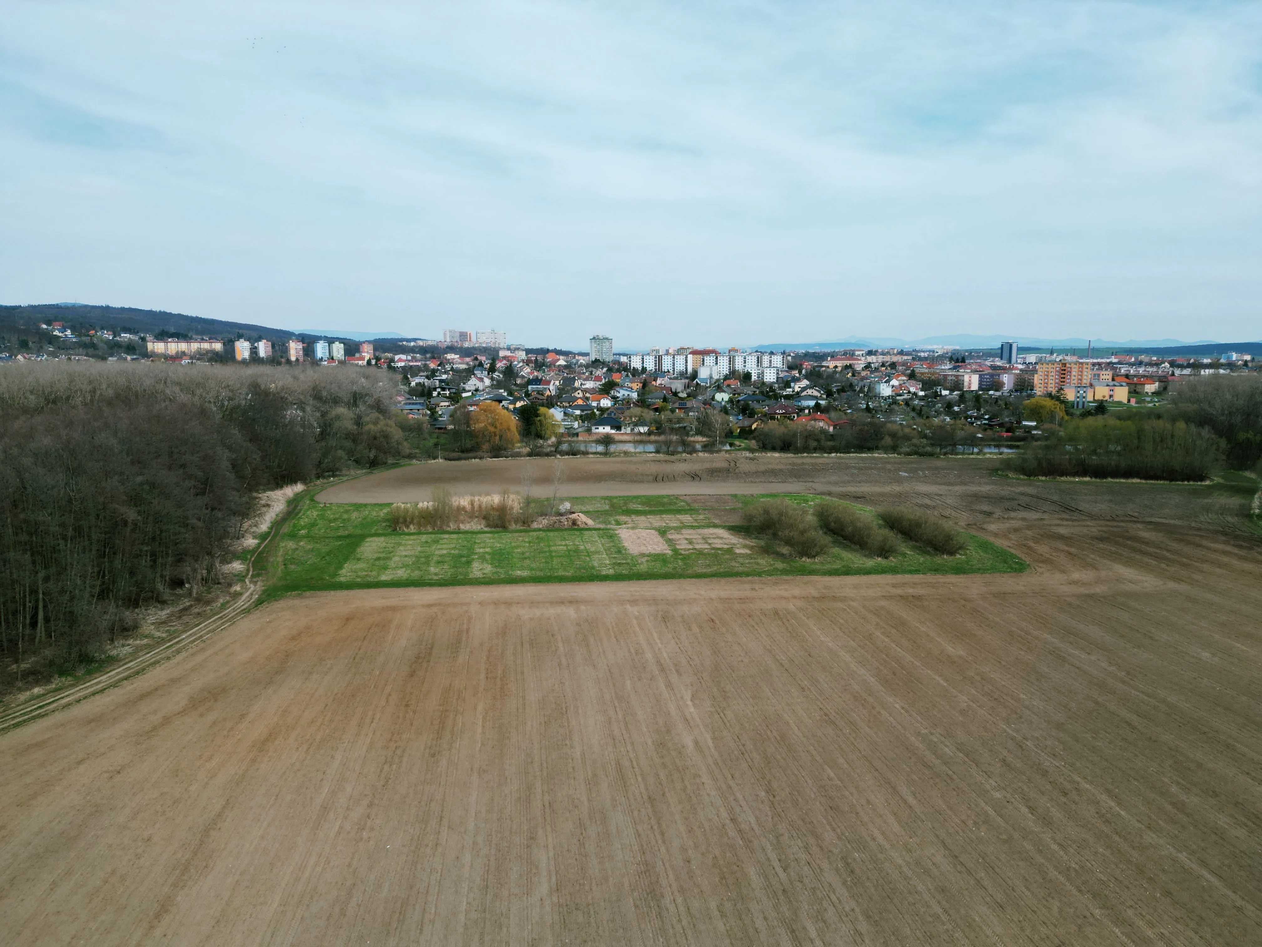 prodej stavebních pozemků v Chomutově