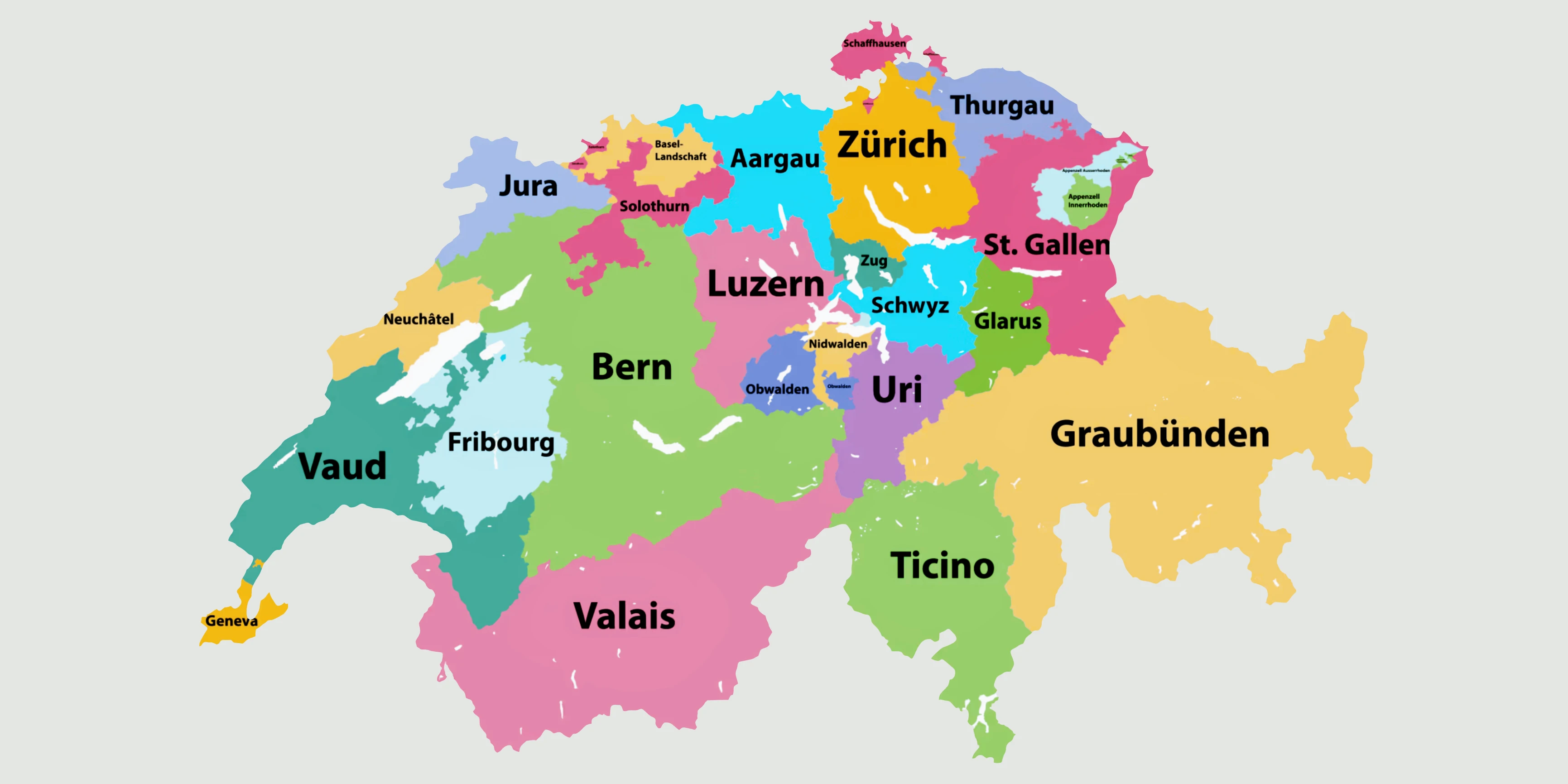Mapa kantonů Mapa kantonů